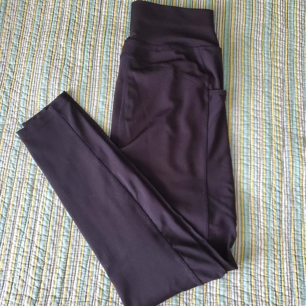 Black Mesh Leggings